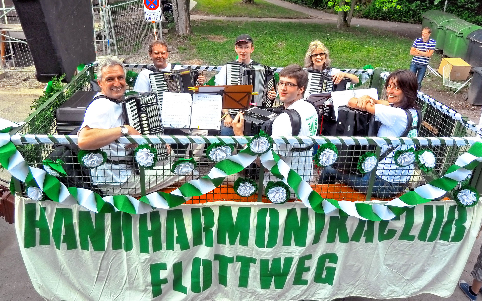 Spielgruppe zum Festumzug 125 Jahre FFW Heumaden