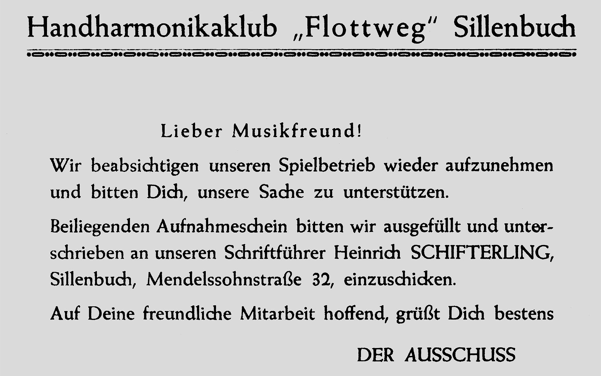 Wiederaufnahme des Spielbetriebs